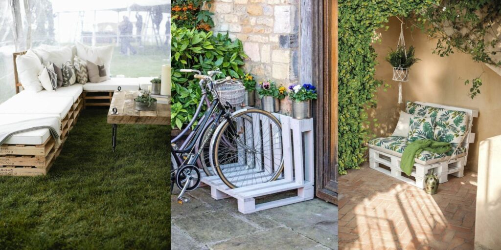 Arredare il giardino con i pallet