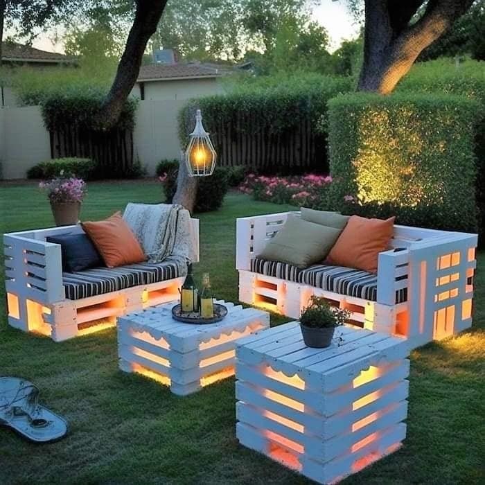 arredare il giardino con i pallet